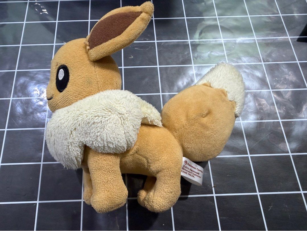 Nintendo Pokemon center Eevee Plush (Category: Toys & Games) located in Pengerang. Submitted by adampressley84 (Listing ID 1447809599, Image 2). Description: Wts:- Nintendo Pokemon center Eevee Plush DAPAT MACAM DALAM GAMBAR NO COD ❌POSTAGE ONLY✅ HARGA TIDAK TERMASUK POSTAGE .