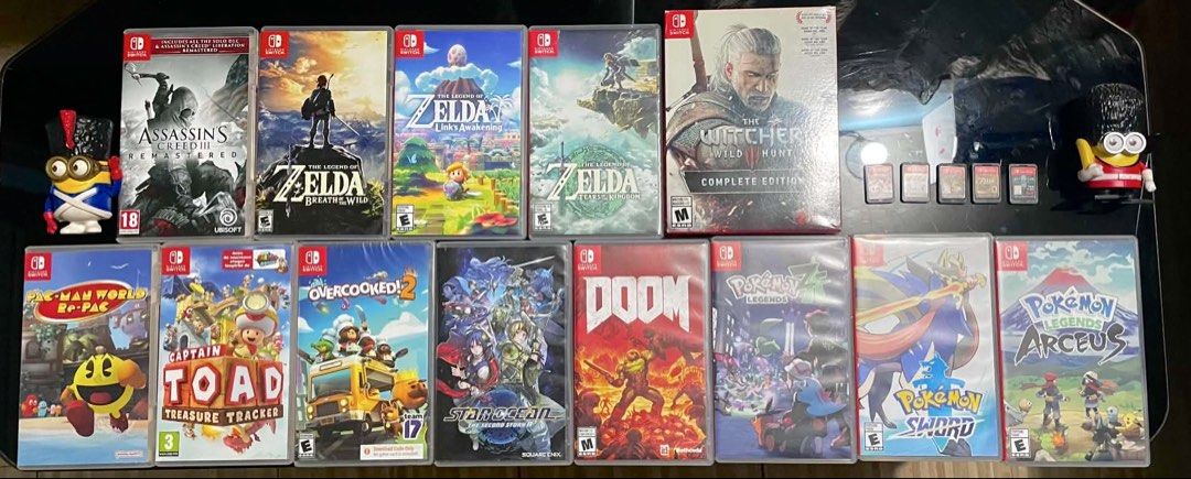 Nintendo Switch Games (Category: Nintendo) located in Manila. Submitted by jeszamariee (Listing ID 1447736504, Image 2). Description: 🎮 𝗡𝗶𝗻𝘁𝗲𝗻𝗱𝗼 𝗦𝘄𝗶𝘁𝗰𝗵 𝗚𝗮𝗺𝗲𝘀 𝗙𝗼𝗿 𝗦𝗮𝗹𝗲 🎮 The Legend of Zelda: Link’s Awakening with Collector Steel Case – SOLD The Legend of Zelda: Breath of the Wild – ₱1,600 The Legend of Zelda: Tears of the Kingdom – ₱1,700 Pokémon Legends: Z-A – ₱1,900 Pokémon Legends: Arceus – SOLD Pokémon Sword – SOLD 