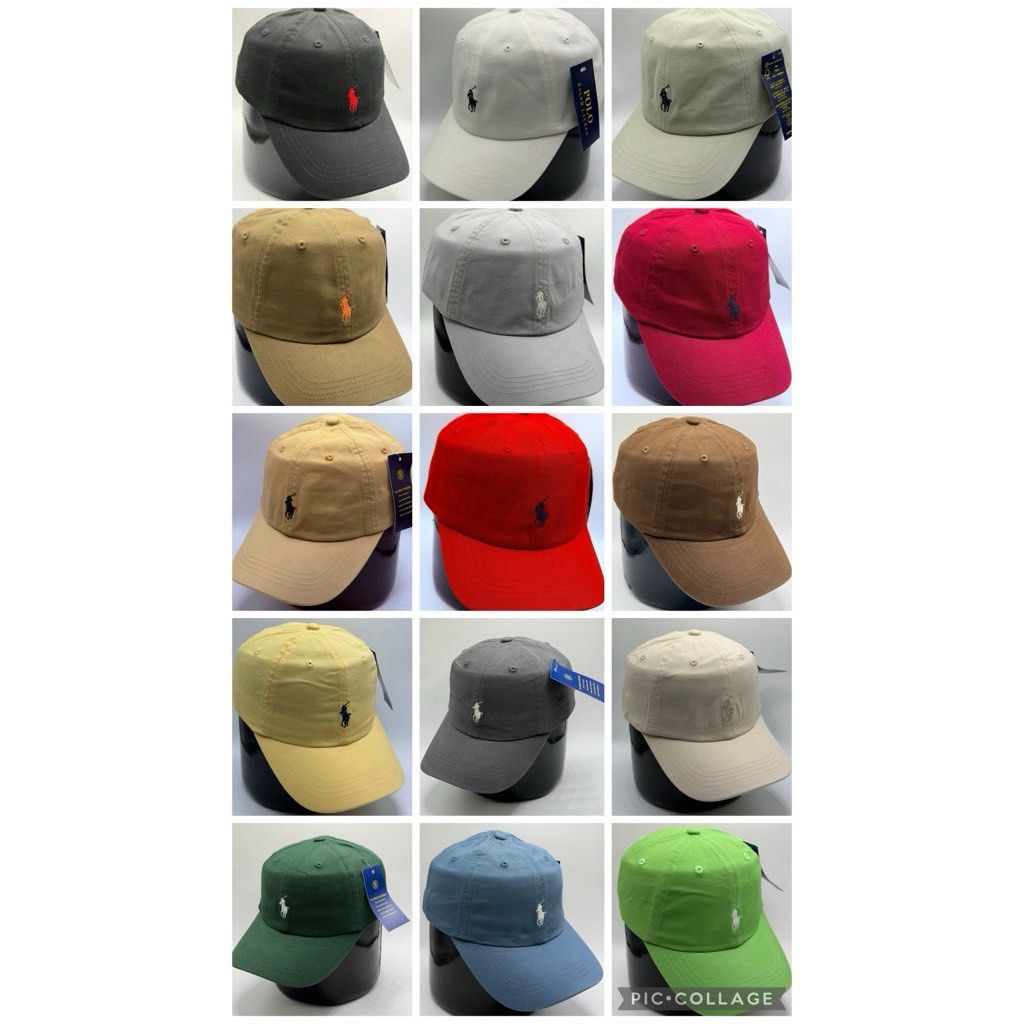 Polo Ralph Lauren Baseball Cap - Various Colors Available (Category: Caps & Hats) located in Manila. Submitted by useyourcommonsense (Listing ID 1447862649, Image 1). Description: - Classic Polo Ralph Lauren baseball caps - Made from durable cotton twill - Adjustable strap for a comfortable, customized fit - Features iconic embroidered Polo logo on the front - 'POLO' text embroidered on the back - Available in a variety of colors - Ideal for ever