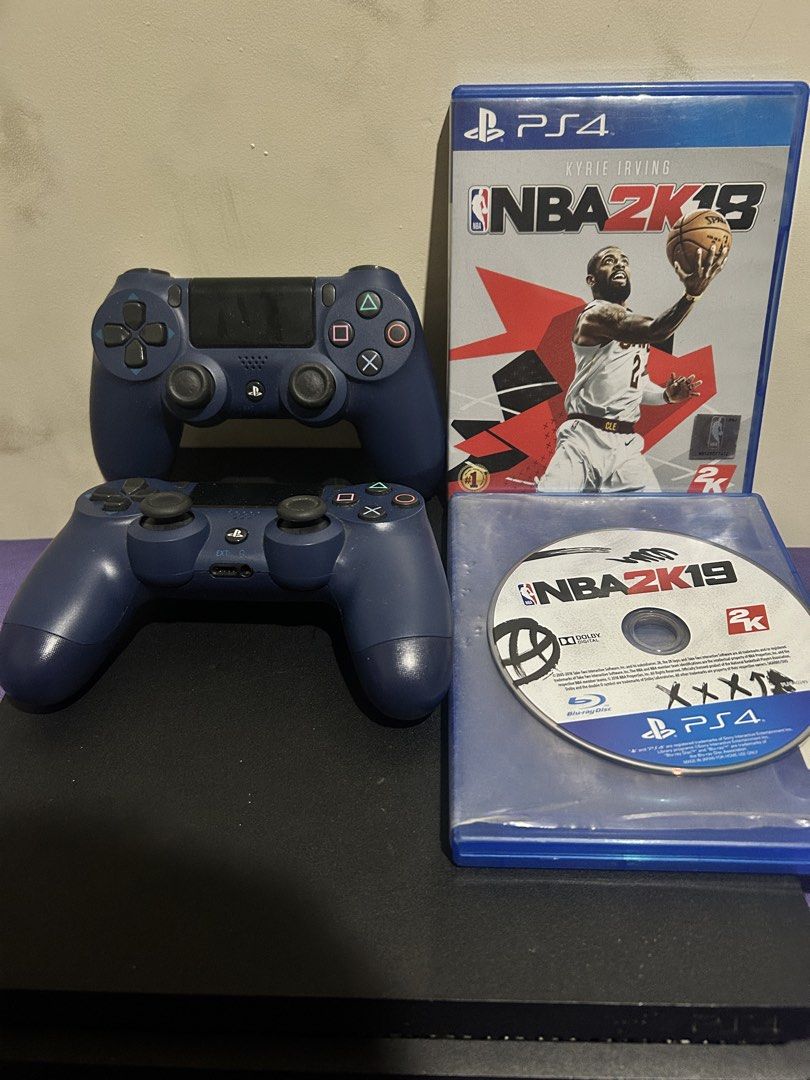 PS4 Slim 1tb with 2 controllers and 2 Nba cd games. (Category: PlayStation) located in Manila. Submitted by gercyvill25 (Listing ID 1447703436, Image 1). Description: Ps4 Slim 1tb bundle With 2 Controllers And 2 Cd games. Add Lang ₱500 for extra ps4 games. and add ₱2500 for pxn racing steering wheel set. Shipping via jnt. .