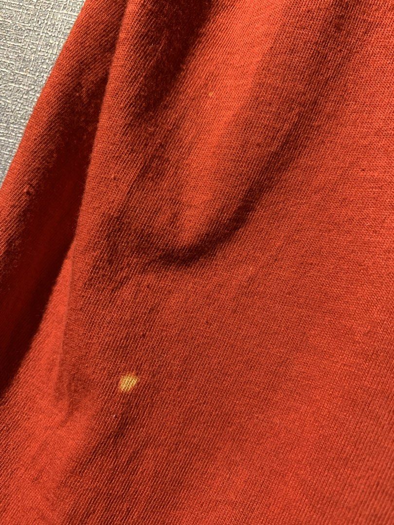 Rick Owens (FW19) (Category: Luxury Apparel) located in Bacolod City. Submitted by garagehunterbuyandsale (Listing ID 1447825841, Image 3). Description: Rick Owens Cardinal T-shirt from the FW19 “Larry” collection, featuring a distinct “Legaspi” patch have an issue please check the detaild picture please before u buy it size s-m or 20x26.
