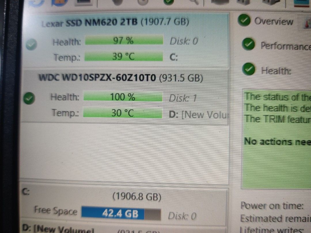 SSD and HDD (Category: Hard Disks & Thumbdrives) located in Manila. Submitted by christophe83748 (Listing ID 1447779341, Image 3). Description: 2.5 HDD and 2.5 SSD / 500GB /512GB SAMSUNG 500GB-1800 =100% HEALTH (SOLD) TEAM GROUP 512- = 100% HEALTH (SOLD) CRUCIAL MX500-3000 = 99% HEALTH 1TB HDD - 1300 = 100% HEALTH ALL IN GOOD WORKING CONDITION. LOCATION: CAINTA RIZAL.
