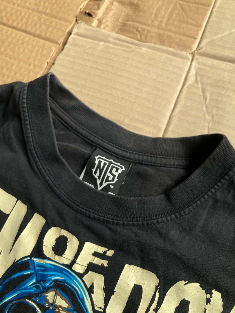 System of a Down (Category: Tshirts & Polo Shirts ) located in Naga. Submitted by grunchieeeerr (Listing ID 1447840577, Image 3). Description: 17x24 System of a Down gas mask band tee. Some small holes. Great for fans!.