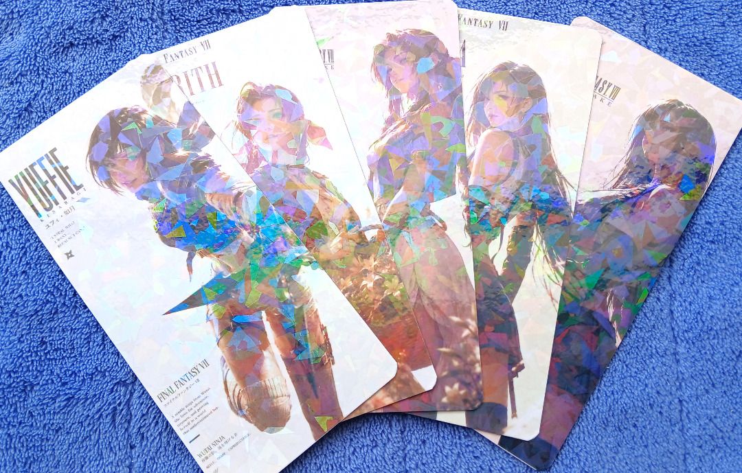 Tifa Lockhart Final Fantasy 7 Game Card Bookmark (Category: Character Goods) located in Iloilo. Submitted by jrmagallanes78 (Listing ID 1447741613, Image 3). Description: PhP 50 per anime card bookmark. PhP 300 minimum total for processing sale. Buyer can combine choices with other items in other listings to hit this threshold. Card bookmark featuring Tifa Lockhart from Final Fantasy 7 game. Printed on thick photo paper and laminated on the front