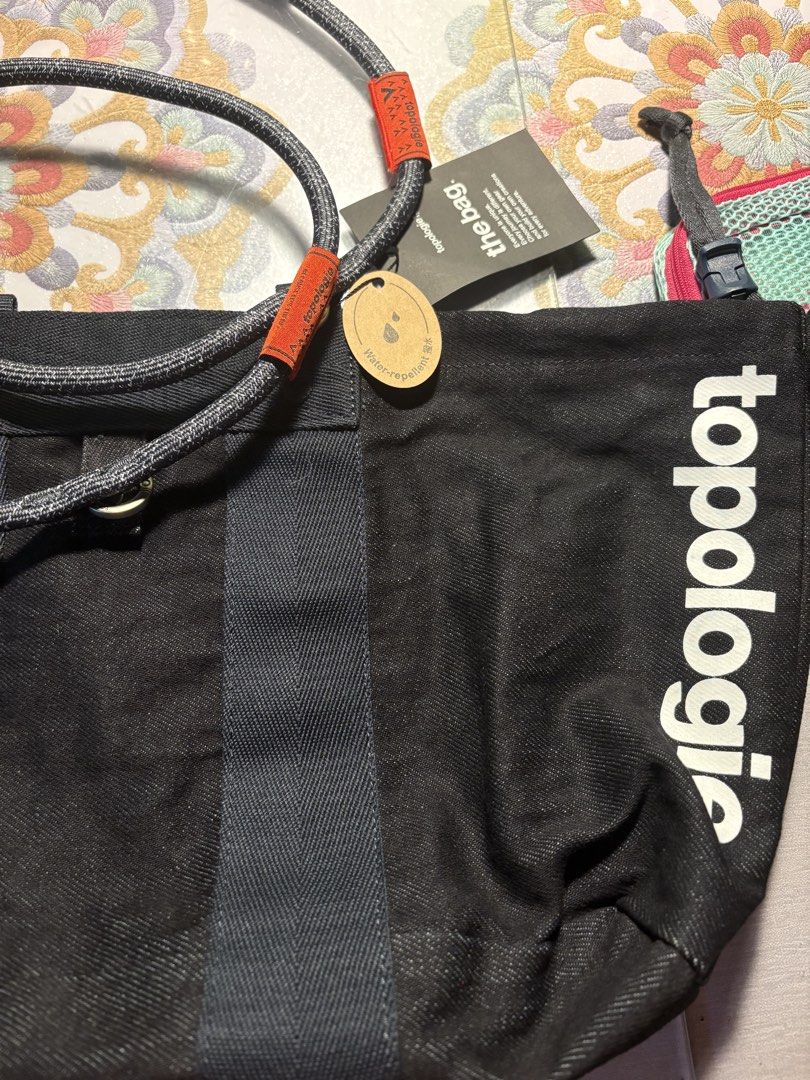 Topologie denim summit tote bag (Category: Tote Bags) located in Las Pinas. Submitted by preslee.moore (Listing ID 1447786319, Image 1). Description: Barely used. No signs of usage. Tags are still kept. Bought from a consignment store, for those asking if authentic..