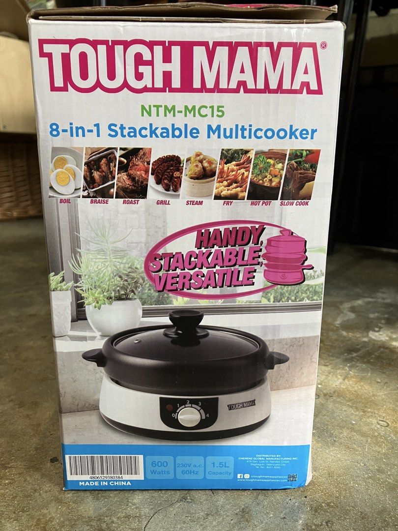 Tough Mama NTM-MC15 8-in-1 Stackable Multicooker (Brand New) (Category: Cookware & Accessories) located in Cainta. Submitted by sofiacaina_items (Listing ID 1447793081, Image 2). Description: - Brand new. Never been used. - For inquiries, please do not hesitate to send a message..