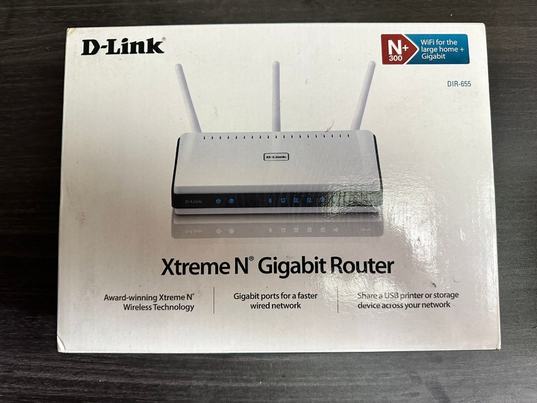 [USED] D-Link DIR-655 Xtreme N Gigabit Router (Category: Networking) located in Quezon City. Submitted by ritageneralgoods (Listing ID 1447690607, Image 1). Description: D-Link DIR-655 Xtreme N Gigabit Router Condition: used RFS: decluttering MOP: Gcash or bank transfer. No COD Pickup Loc: Brgy. Mariana, Quezon City Pickup c/o Buyer Upgrade your internet with the D-Link Xtreme N Gigabit Router. Enjoy faster wired speeds and wireless N technology.