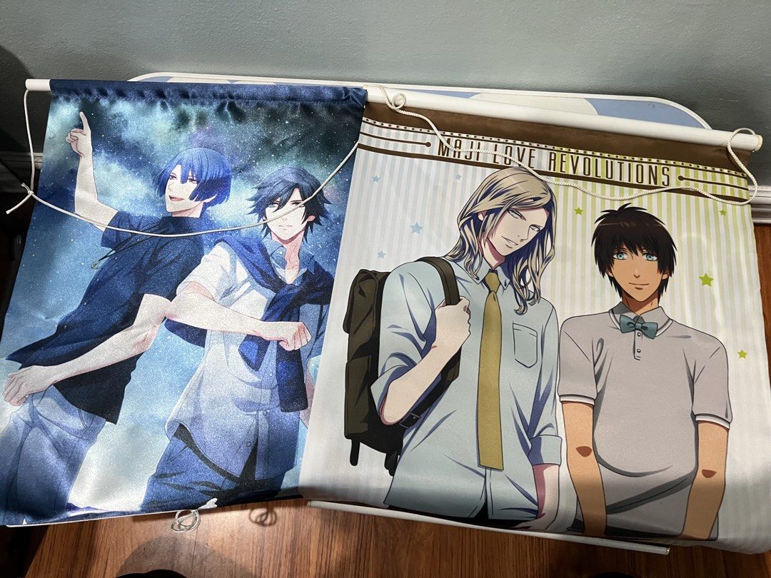 Utapri Uta no Prince-sama | Tapestry Wall Scroll Set (Category: J-Wave Merchandise) located in Quezon City. Submitted by kaijuuu07 (Listing ID 1447797005, Image 1). Description: loc: qc/ermita, mnl.