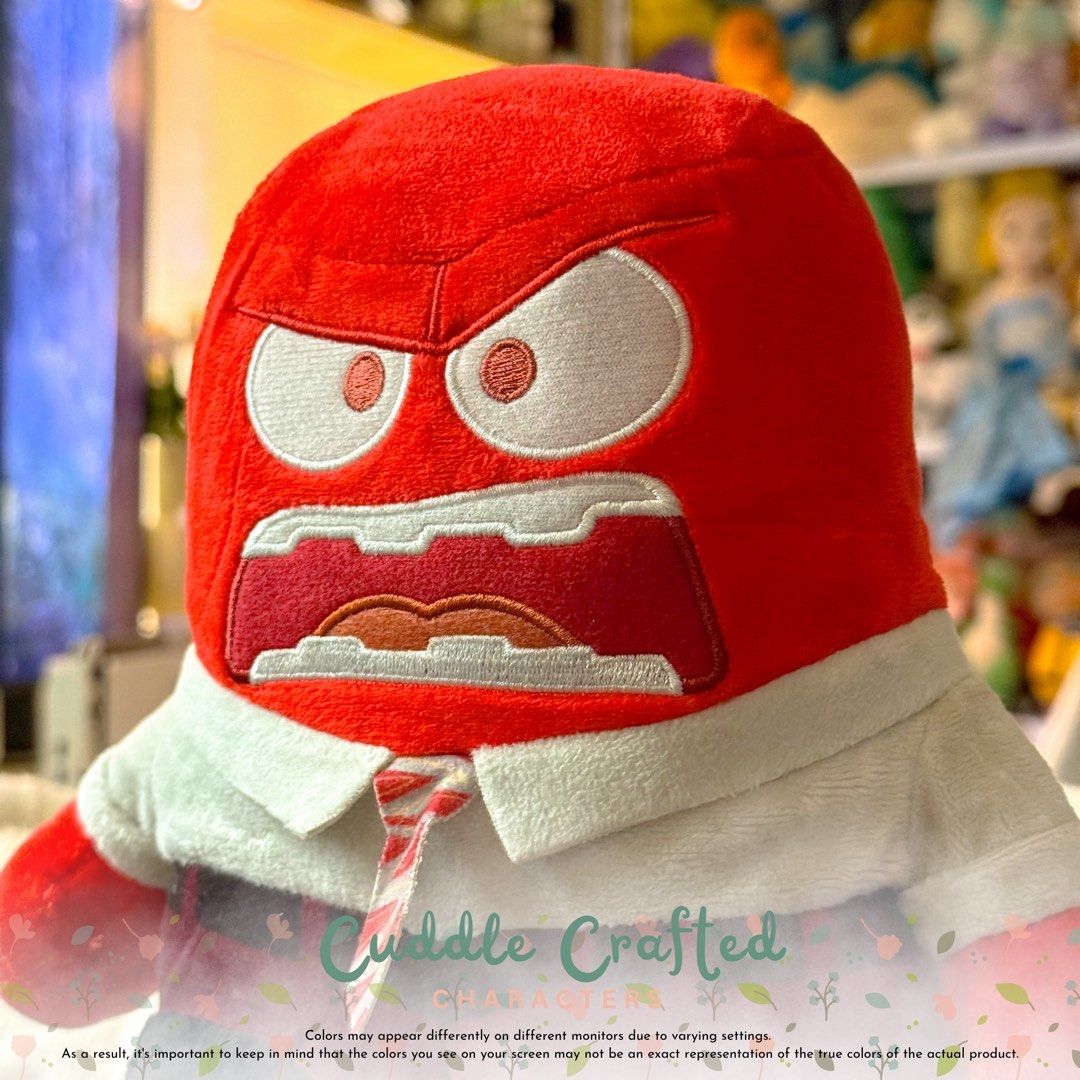 WL - Inside Out, Anger (Category: Designer & Blind Box Toys) located in Borongan. Submitted by cuddlecraftedcharacters (Listing ID 1447774858, Image 2). Description: THINGS TO NOTE BEFORE MAKING A PURCHASE: **PRICES ARE NO LONGER NEGOTIABLE | NO BUNDLE PRICE | NO MORE HAGGLING **PLEASE MANAGE YOUR EXPECTATIONS - THESE ARE ALL THRIFTED ITEMS **straight from the box - NEED WASH ⚠️ Some items’ authenticity cannot be guaranteed. Please review all pho
