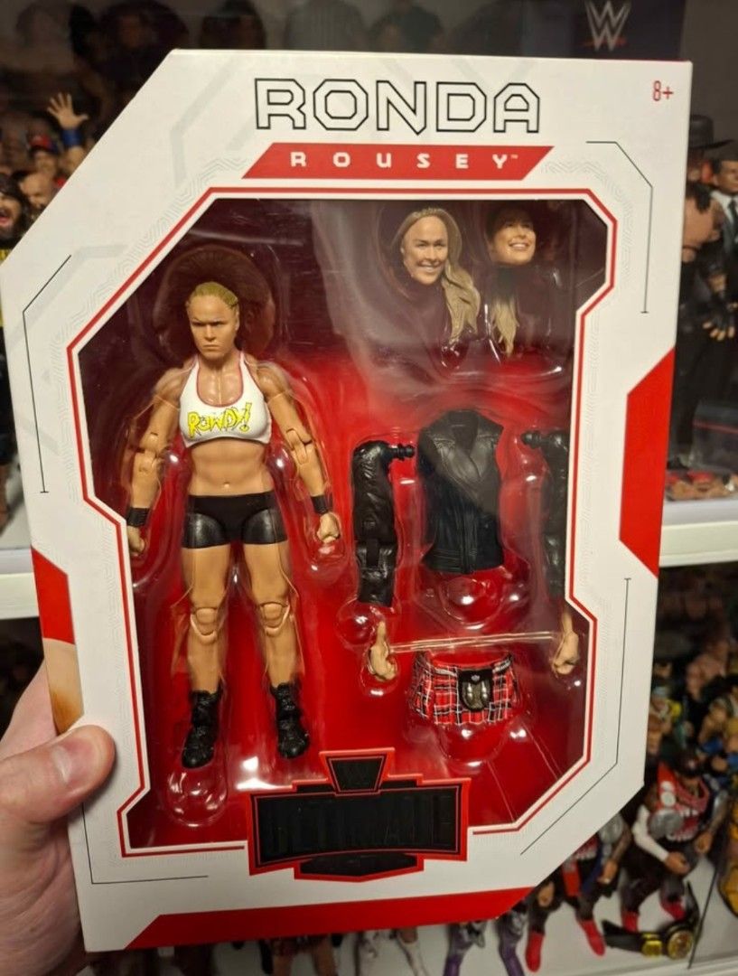 WWE Mattel Ultimate Edition Ronda Rousey (Category: Figurines & Statues) located in Bulacan. Submitted by jiiimsyap (Listing ID 1447736248, Image 1). Description: Brand new Payment first via gcash or BDO. Shipping will be be shouldered by the buyer thru lalamove (Malolos or Makati, by schedule) or LBC..