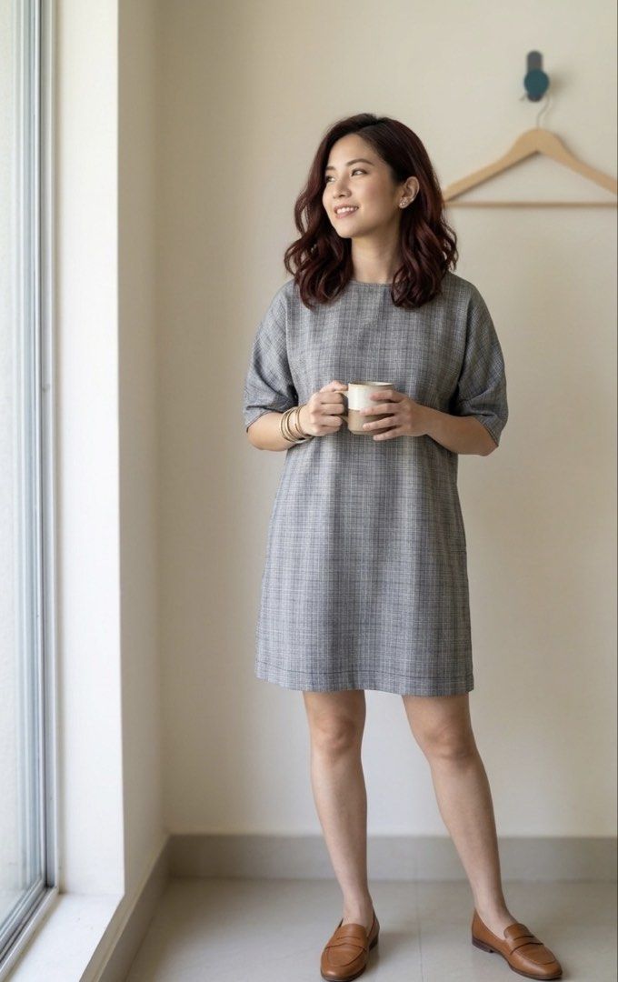 ZARA Plaid Gray Dress (Category: Dresses) located in Puerto Princesa. Submitted by finewearco (Listing ID 1447793247, Image 1). Description: Size on Tag : M Armpit laid flat : 21 inches Length : 33 inches 📌 Fixed Price ❕1 DAY RESERVATION ONLY PAYMENT: ✅Gcash ✅BPI SHIPPING OPTIONS: ✅ starts at 80 J&T Thanks.