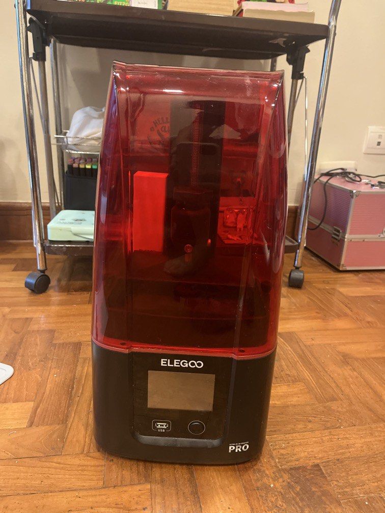 3d printer (Category: Printers, Scanners & Copiers) located in Singapore. Submitted by ainaaaaaaaaaaaaaaaaaaaa (Listing ID 1448021114, Image 1). Description: this is a resin 3d printer it doesn’t work well, but I believe that with a bit of fixing, it will work. Doesn’t come with resin, but it does come with the materials needed to print..