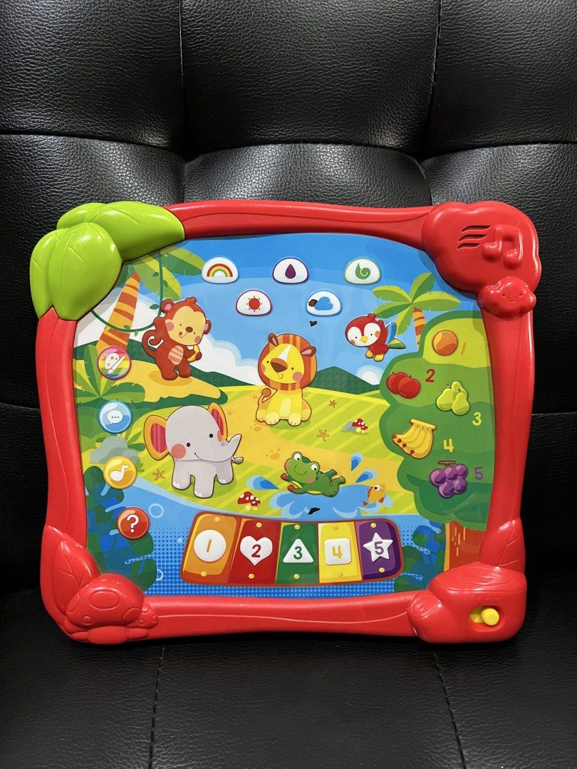 [ PRELOVED ] Winfun Jungle Learning Board (Kategori: Mainan) berada di Jakarta Barat. Dikirim oleh wrappedbykey (ID iklan 1447983669, Gambar 1). Deskripsi: Like new ya! Harga pembelian Rp 299.000 Kondisi : - tempat baterai tidak karat - tidak turun warna - elektrik on ( semua tombol toych screen berfungsi ) - pemakaian wajar & terawat - suara masih kencang Rekomendasi : 18m+ ⬇️ Video detail bisa lihat di link oren di bawah.