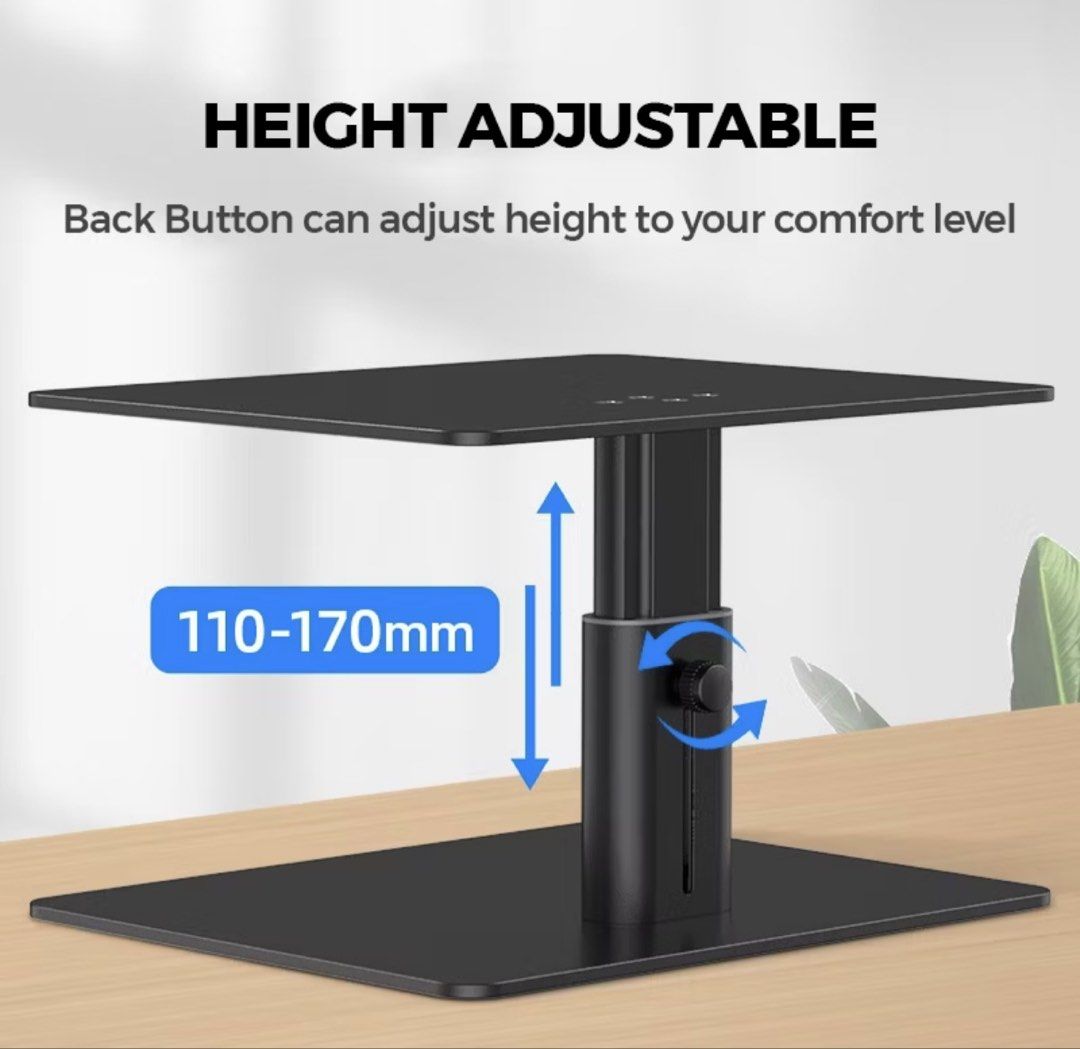 Adjustable Height Laptop Stand Riser502463248551137281