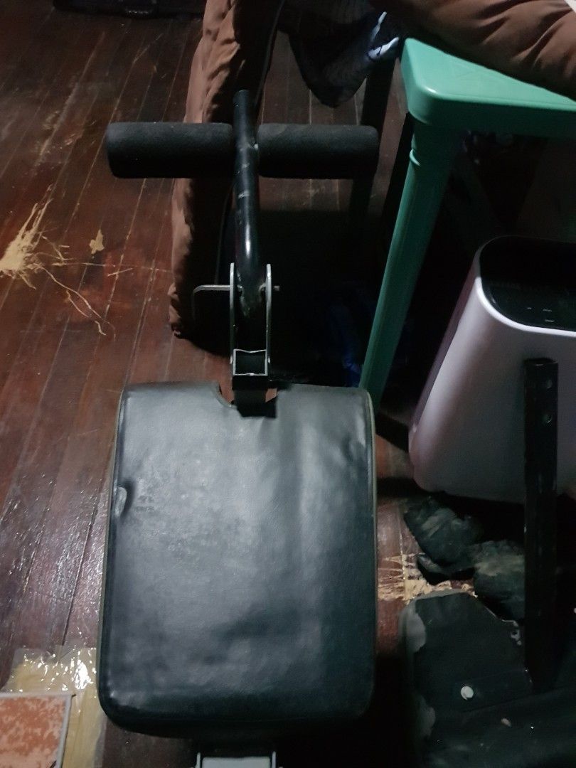 CITIFIT Adjustable Weight Bench with Leg Curl Attachment (Category: Weights & Dumbbells) located in Quezon City. Submitted by heavenleigh88qm (Listing ID 1448073717, Image 2). Description: citifit brand from tobys - Multi-functional weight bench perfect for home workouts. - Features an adjustable backrest for versatile exercises. - Includes a leg curl attachment for targeted leg training. - Solid and durable build, ideal for lifting weights. pick