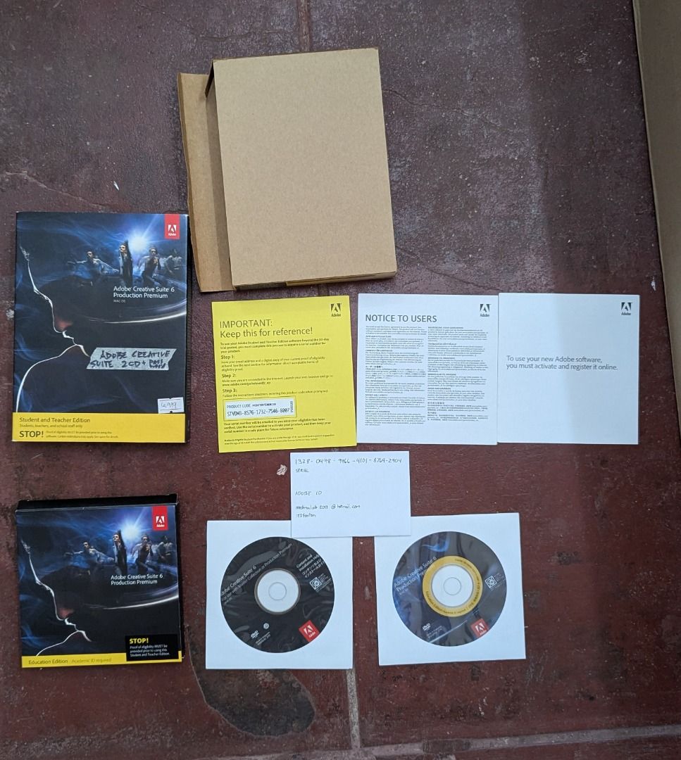 Adobe Creative Suite 6 Production Premium (Category: Software) located in Manila. Submitted by allyleighhh (Listing ID 1447970961, Image 2). Description: .