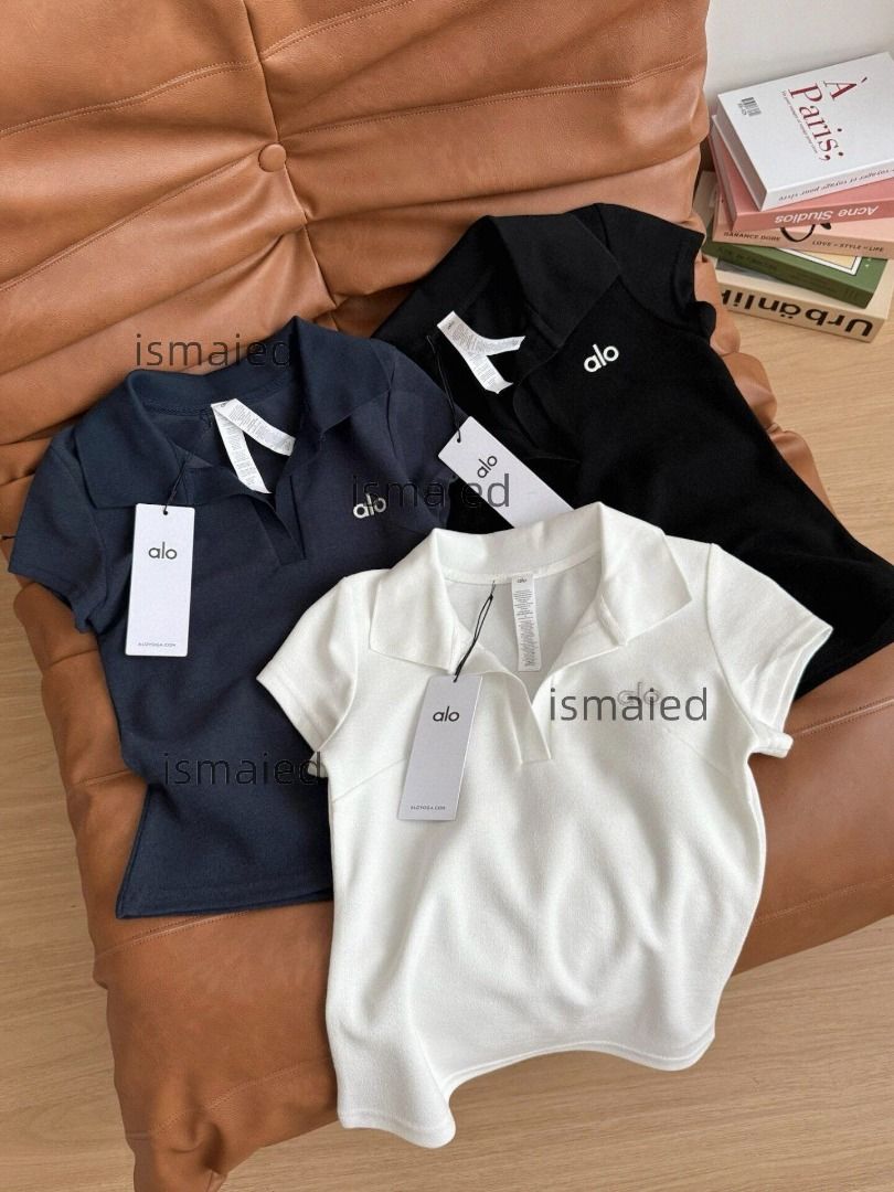 Alo Yoga夏季女士Polo衫 （分類：T-shirt）位於 Hong Kong。 由 zen_ismaied 提交（商品編號 1447940556，圖片 1）。簡介： 。