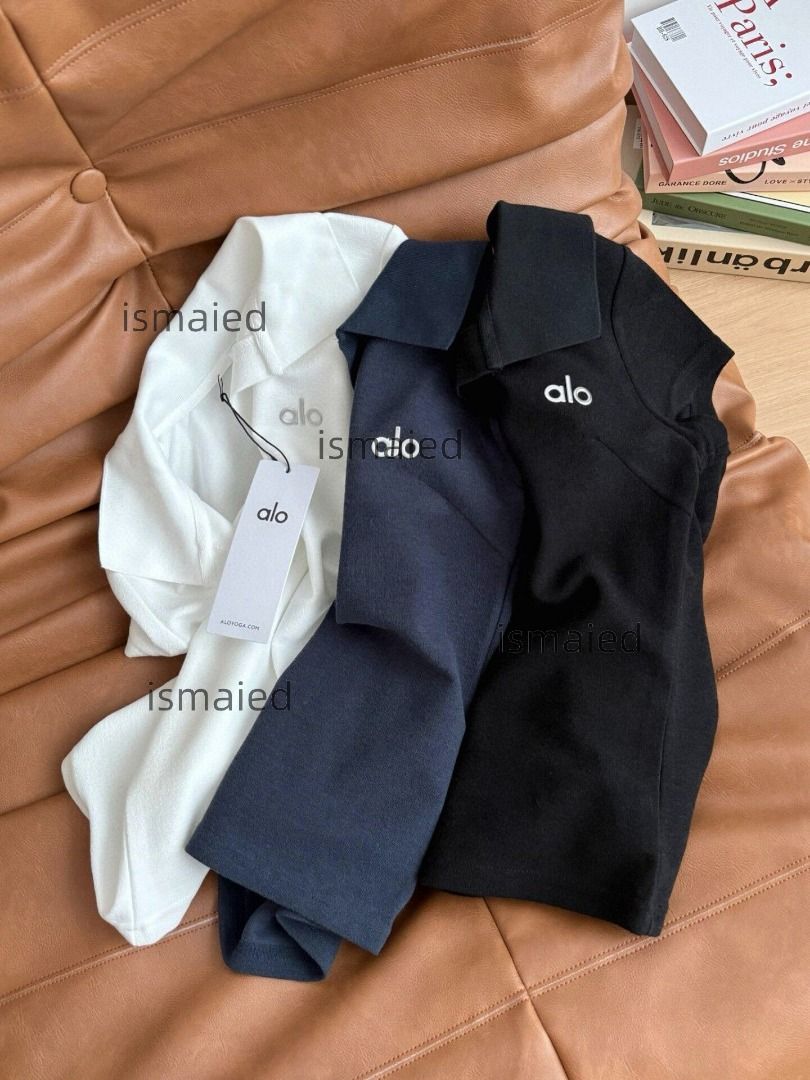 Alo Yoga夏季女士Polo衫 （分類：T-shirt）位於 Hong Kong。 由 zen_ismaied 提交（商品編號 1447940556，圖片 2）。簡介： 。