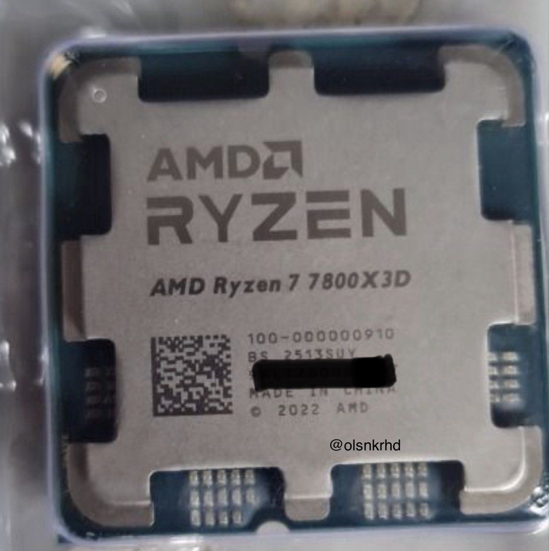 Ryzen 7 7800X3D Tray version Brand NEW