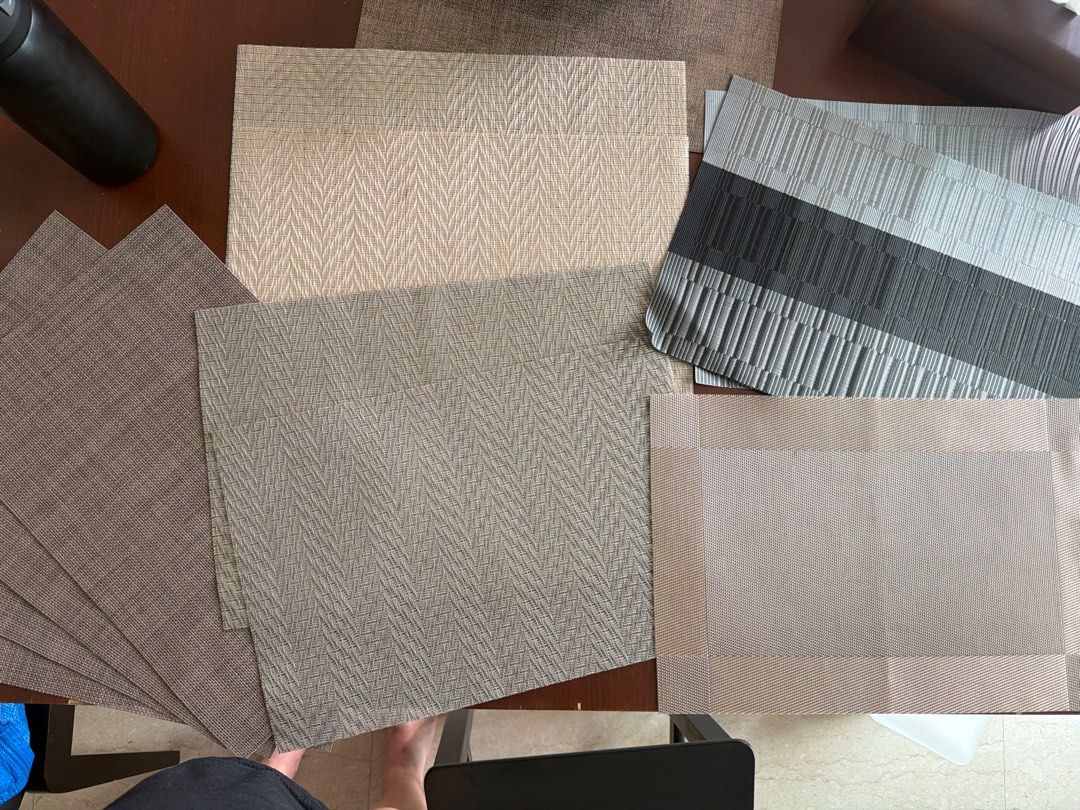 [Assorted]  Woven Placemats - Neutral Tones501720382534461440