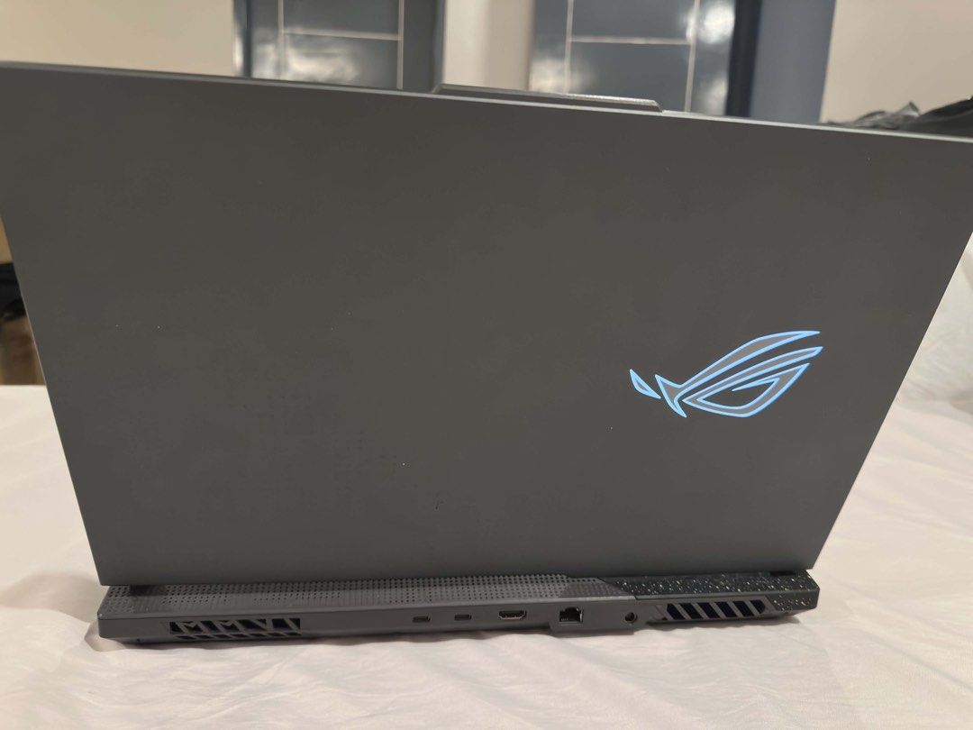 ASUS ROG Strix Gaming Laptop AMD Ryzen 9 RTX (Category: Laptops & Notebooks) located in Taguig. Submitted by antoinette_dris (Listing ID 1448007635, Image 3). Description: Asus ROG G17 (G713pv) Ryzen 9 7845hx RTX 4060 1tb ssd 16gb RAM Japan Edition W/ box No hidden issues Unli check 70k slight nego Pasig/Marikina Loc.