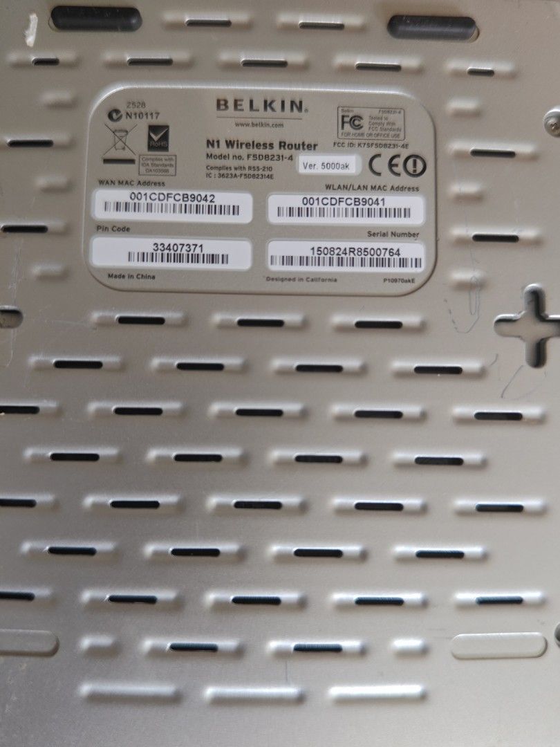 Belkin N1 Router501912114195353601