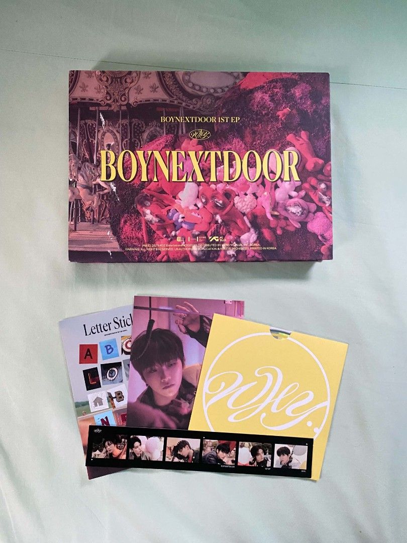BOYNEXTDOOR 1st EP - WHY.. Album (Dazed Ver) (Category: CDs & DVDs) located in Antipolo. Submitted by pakuchizz (Listing ID 1447976977, Image 1). Description: -Unsealed album -Slight dents on the outbox -Inclusions: -CD -Photobook -Post card -Film photo -Letter sticker -MOP: GCash (payo only) -MOD: J&T or Lalamove, sf must be shouldered by the buyer dm for more pics.