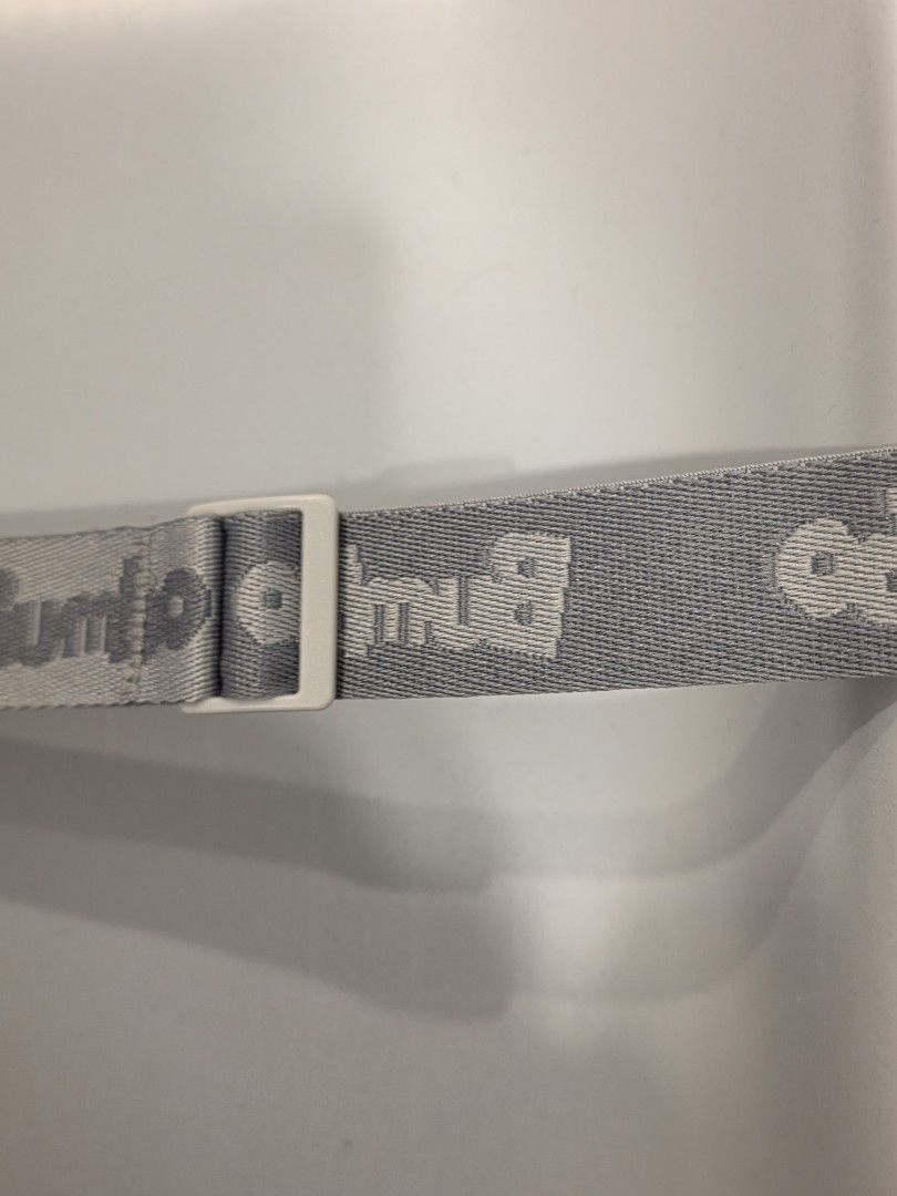 Bumbo Baby Diaper changing pad (Category: Kids Tables & Chairs) located in Cebu City. Submitted by gca13 (Listing ID 1447950585, Image 2). Description: - Grey Bumbo seat - Includes safety harness - Easy to clean material.