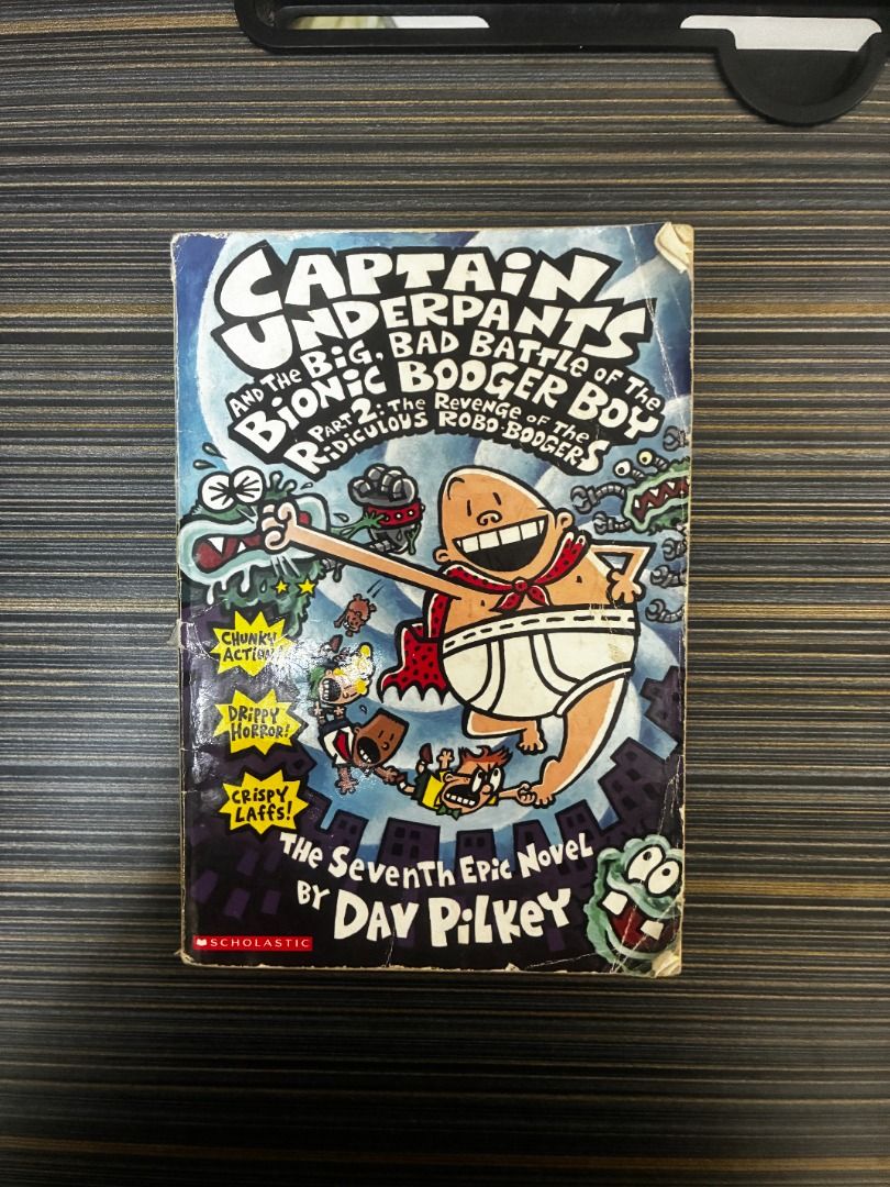 Captain Underpants: Let's Boogie! Flip-O-Rama Book （分類：小說及非小說）位於 Hong Kong。 由 itemseller2090 提交（商品編號 1447910554，圖片 1）。簡介： Captain Underpants book, "Let's Boogie!". Features the fun Flip-O-Rama animation technique. This story takes you on an adventure into the deepest regions of outer space and back through time. Over 16 million copies in print worldwide. Great for young readers who love adventure and humor.。