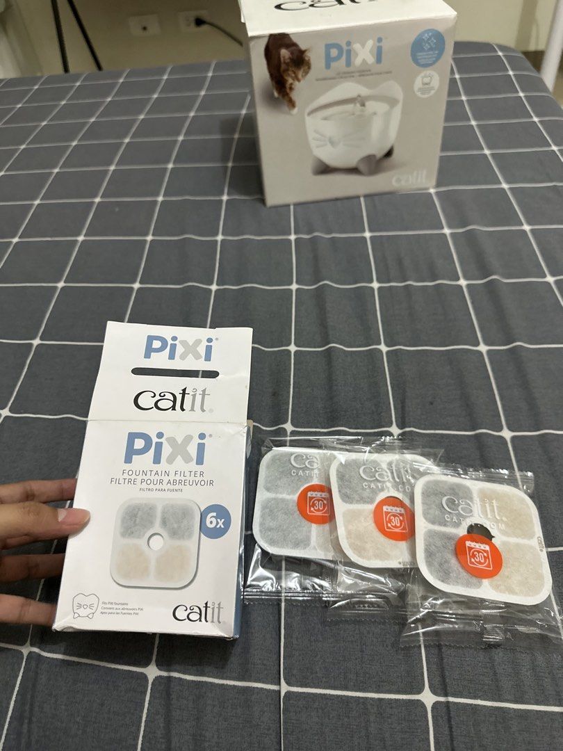Catit Pixi Fountain Replacement Filter 3pcs (Category: Homes & Other Pet Accessories) located in Angeles City. Submitted by ginlyy (Listing ID 1447991803, Image 3). Description: 3pcs replacement filter with box Brand new and sealed Add 100 for sf.