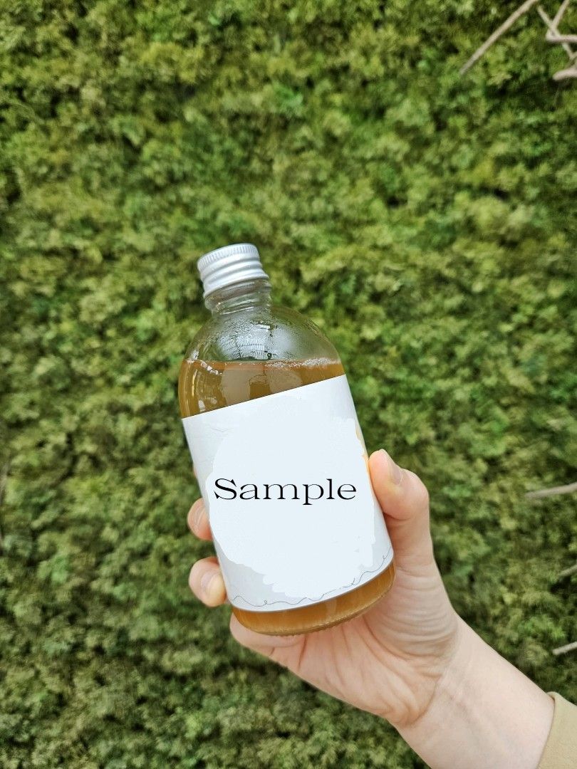 Clear Glass Bottles (280ml) with Silver Caps501718780153047041