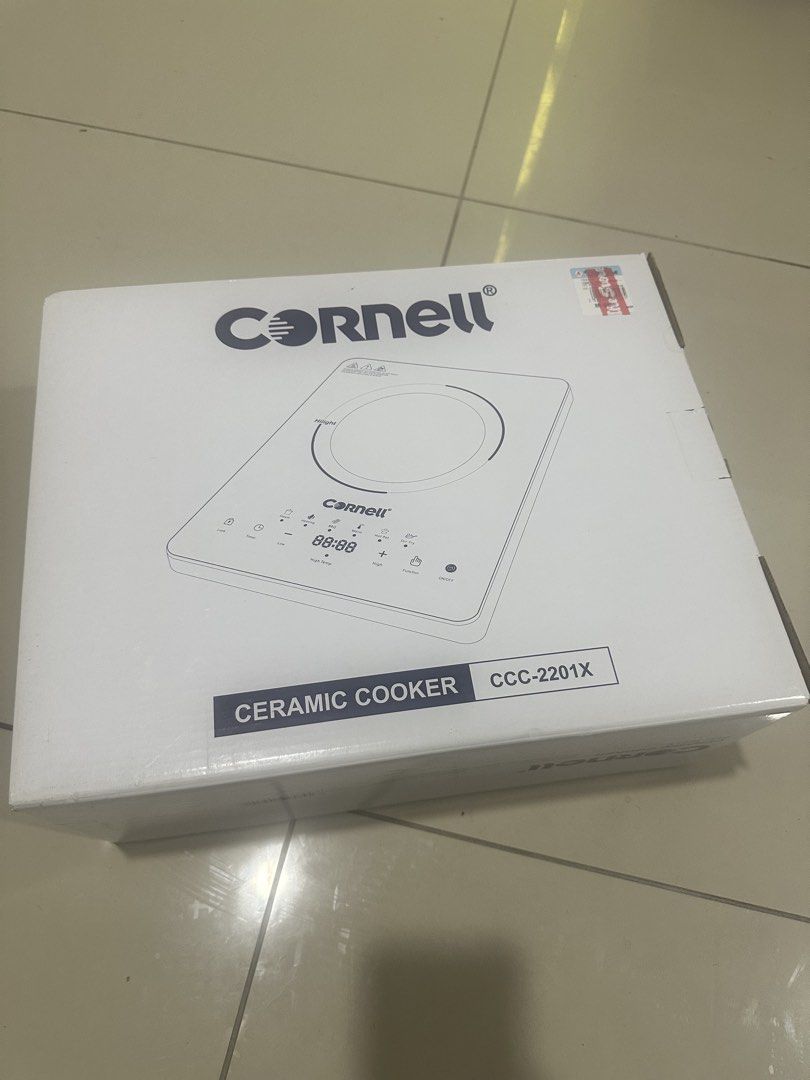 Cornell Ceramic Cooker CCC-2201X (Category: Cookers) located in Kuala Lumpur. Submitted by shizzistifler (Listing ID 1448071700, Image 1). Description: - Cornell Ceramic Cooker - Model: CCC-2201X - Multiple Cooking Functions: Stir Fry, Hot Pot, BBQ - Adjustable Heat Settings: Low, Medium, High - Easy-to-Use Controls - Includes Power Cord.
