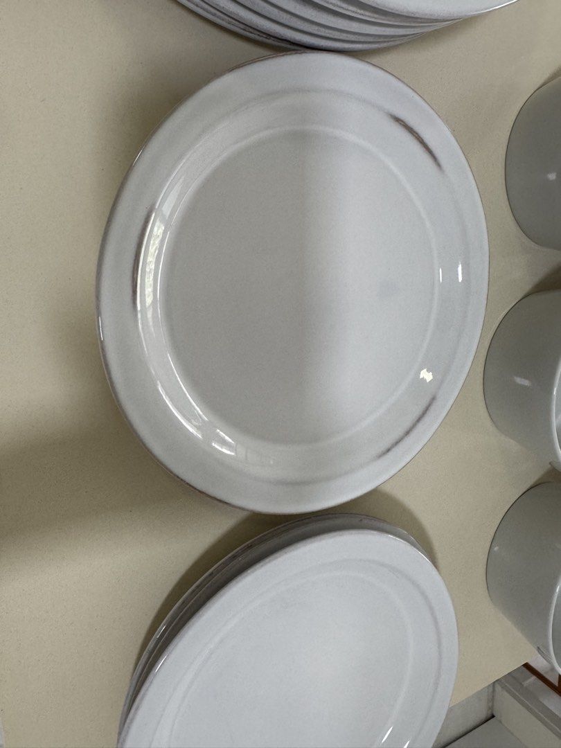 Crate & Barrel White Dinner Plates Set501709484726036484