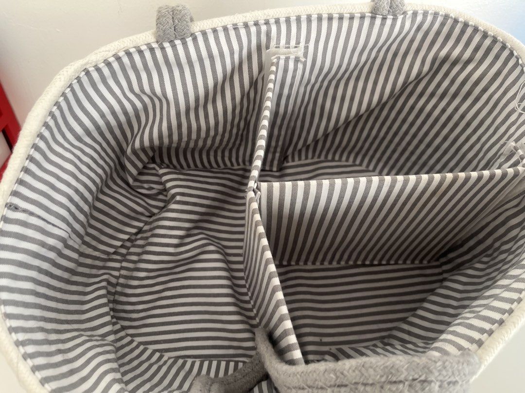 Diaper caddy basket (Category: Changing Tables & Stations) located in Las Pinas. Submitted by preloved_mum (Listing ID 1447884271, Image 2). Description: Needs a but of cleaning Rfs: decluterring.