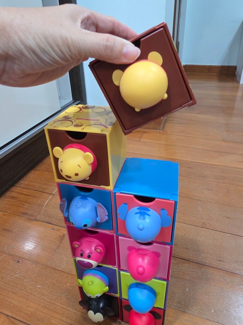 Disney Tsum Tsum Stackable Toy Storage Boxes