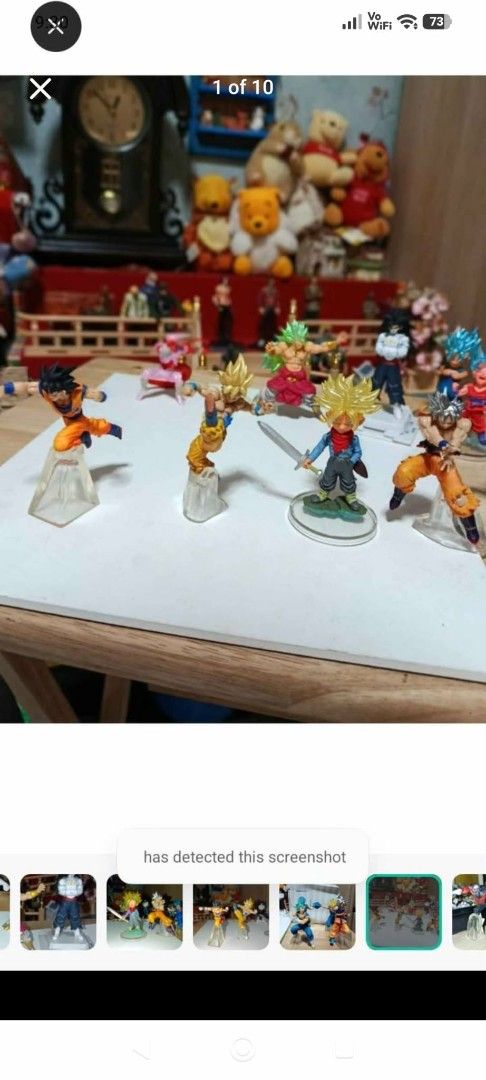 Dragon Ball Z Action Figures Collection (Category: Figurines & Statues) located in Manila. Submitted by wisehorse_ce5274 (Listing ID 1447891645, Image 3). Description: - Collection of Dragon Ball Z action figures - Includes popular characters like Goku, Vegeta, Trunks, and Jiren - Some figures come with display stands - Ideal for any Dragon Ball Z enthusiast.