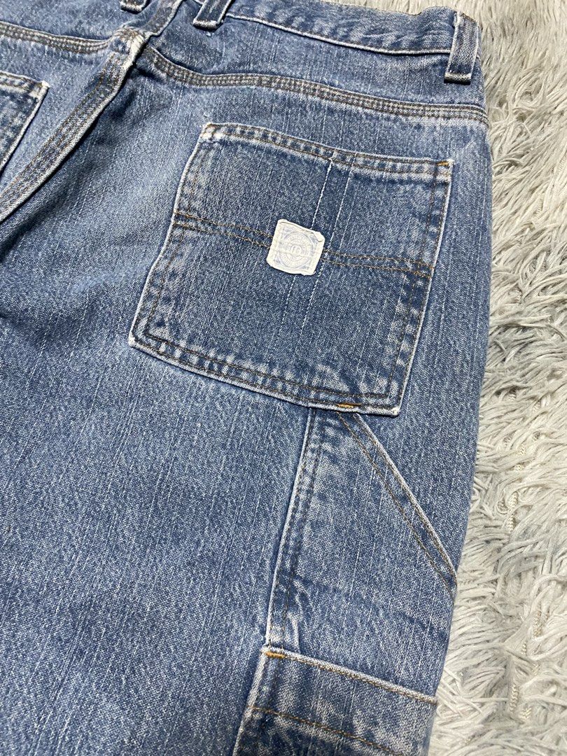 Faded Glory workwear baggy pants (Category: Jeans) located in Cabagan. Submitted by rangi0905 (Listing ID 1447941323, Image 3). Description: 36on tag 43length 10leg opening issue sign of usage and heeldrags.