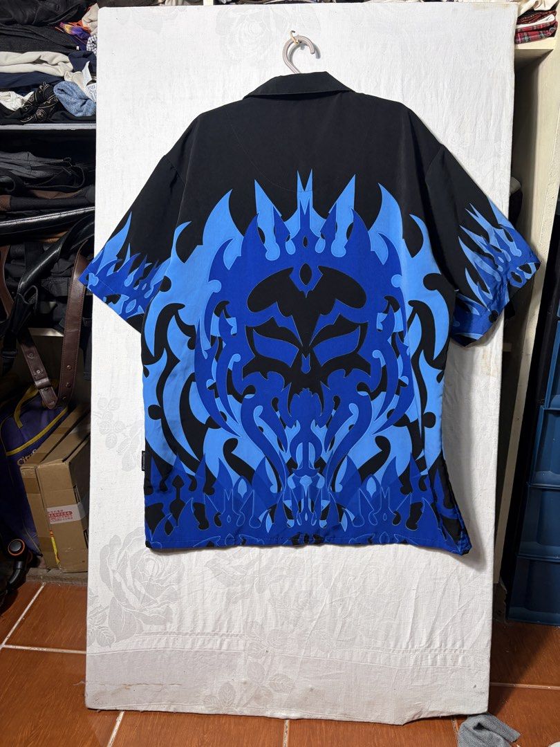 Flaming Skull by Dragonfly USA Large (Category: Tshirts & Polo Shirts ) located in Bacolod City. Submitted by pilipicks.ph (Listing ID 1447915145, Image 3). Description: Dimension In Inches Shoulder 20 Chest 24 Length 31.