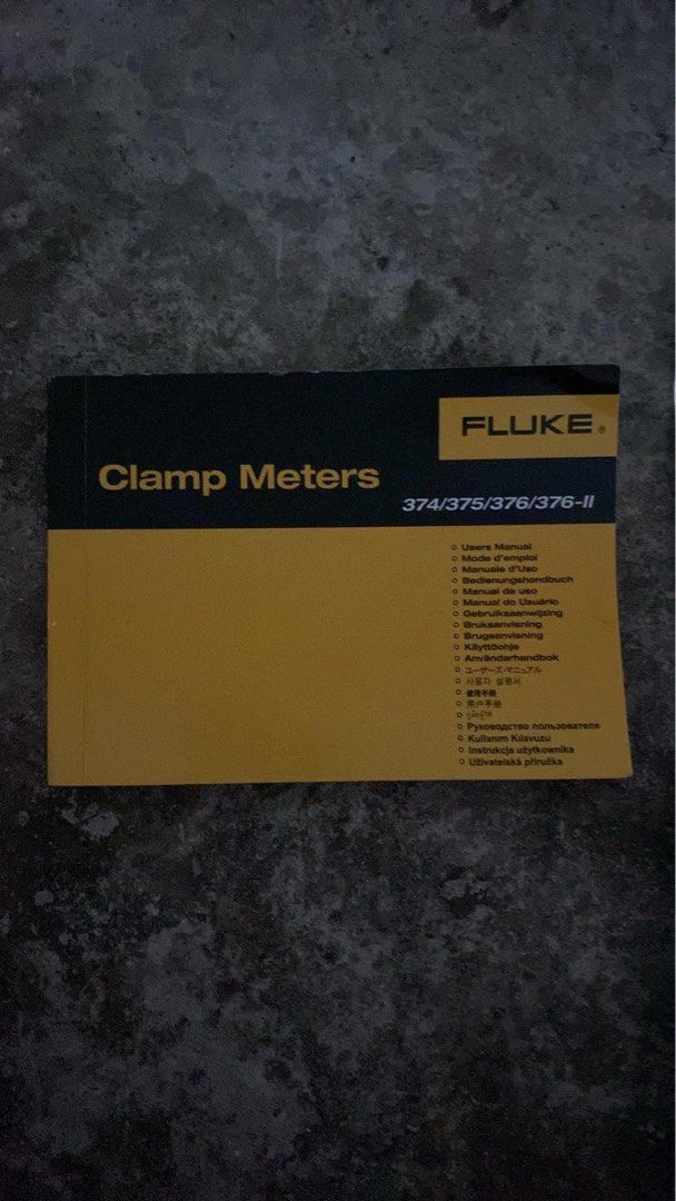Fluke 374 Clamp Meter with Case and Manual (Category: Construction Tools & Equipment) located in Calamba. Submitted by lafuks8910 (Listing ID 1447978600, Image 3). Description: - Fluke 374 FC True-RMS Wireless Clamp Meter - Tested and working condition - Includes: Clamp meter, test leads, original manual -Calibration certification - Comes with a Fluke carrying case - Perfect for all your electrical work needs -Slightly negotiable. Shipping should
