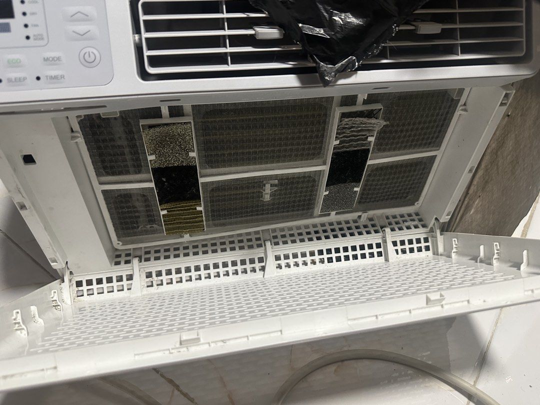 Fujidenzo Window Type Aircon For sale (Category: Air Conditioning and Heating) located in Quezon City. Submitted by bendzfren13 (Listing ID 1448022051, Image 2). Description: - Fujidenzo Window Type Aircon - .75 HP -INVERTER GRADE ONLY -with remote - Uses eco-friendly R32 refrigerant - Multiple modes: Fan, Eco, Sleep, Timer - Visible internal filters for easy maintenance - Clean white color -Bagong Linis lang din bago itago -Nagamit lang for 1 ye