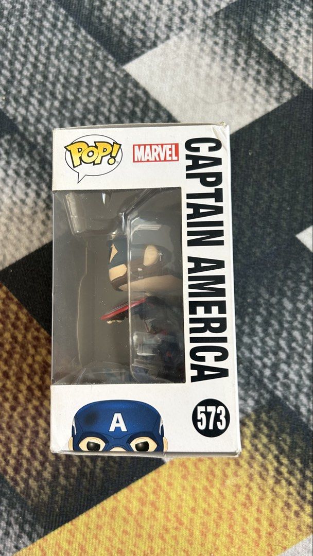 Funko Pop Captain America (Category: Toys & Games) located in Kuala Lumpur. Submitted by malooz (Listing ID 1447902478, Image 2). Description: WTS Urgent Rm40.