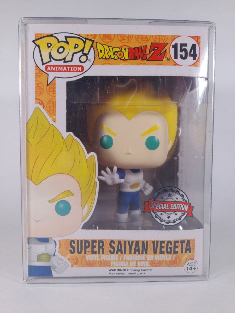 Funko Pop Dragon Ball Z Vegeta (Special Edition) (Category: Figurines & Statues) located in Mandaluyong City. Submitted by shadsilo (Listing ID 1448015475, Image 1). Description: In good condition, with protector. Meetups in Mandaluyong area or Grab/Lalamove for shipping (shipping fee shouldered by buyer).