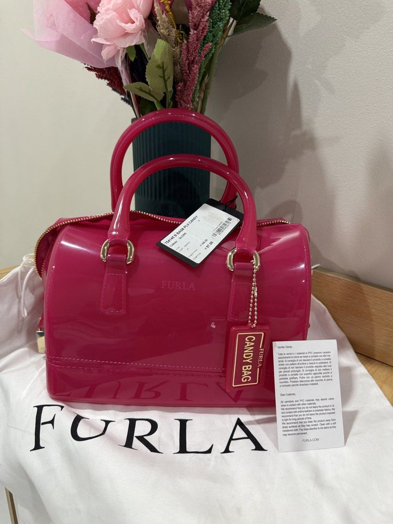 Furla Candy Bag (Category: Luxury Bags & Wallets) located in Angeles City. Submitted by vhiejg (Listing ID 1447945812, Image 1). Description: New. Nastock lang po sa closet. Original Furla Candy Bag Small. With dust bag and tag. Slightly nego. Can meet up at SM Clark. Shipping thru Ibc..