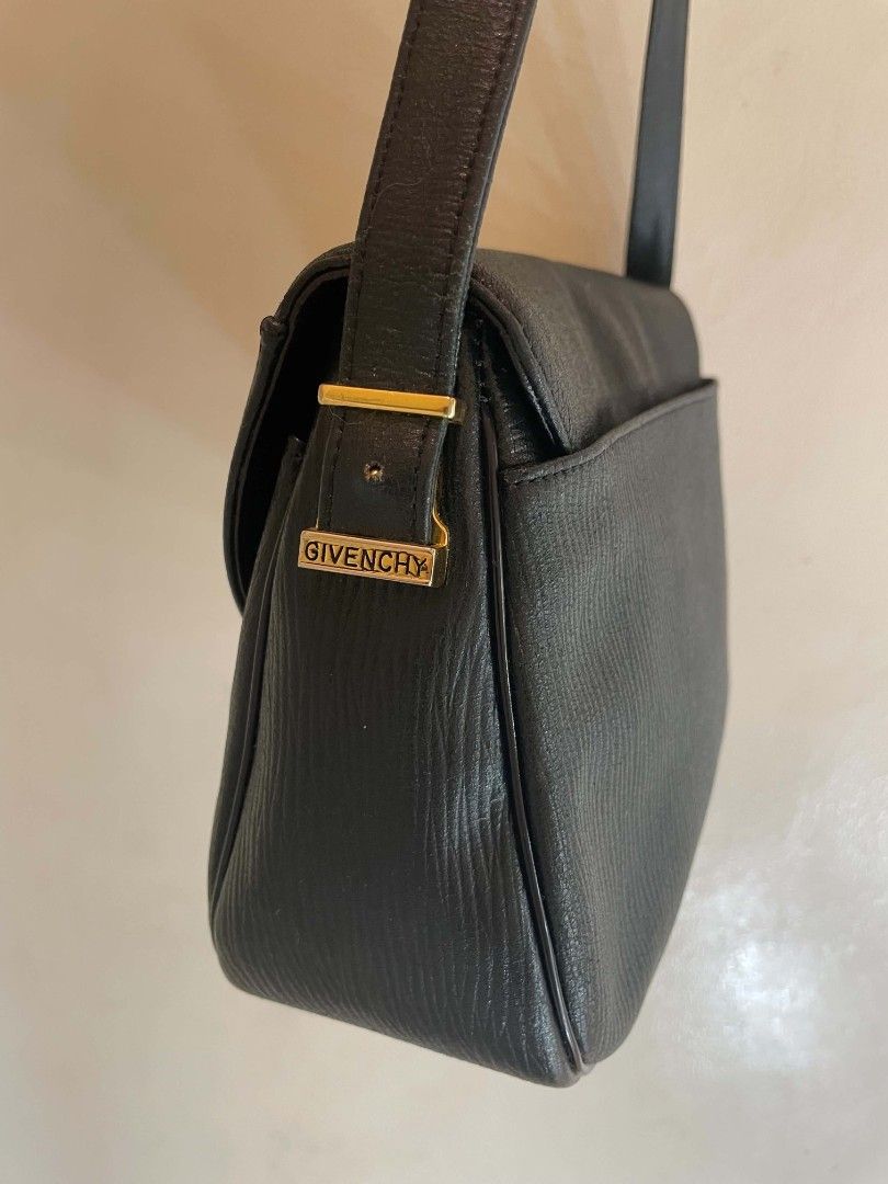 Givenchy Vintage Textured Leather Shoulder Bag (Category: Luxury Bags & Wallets) located in Plaridel. Submitted by collectors_blocc (Listing ID 1447994439, Image 3). Description: Vintage Color Green.