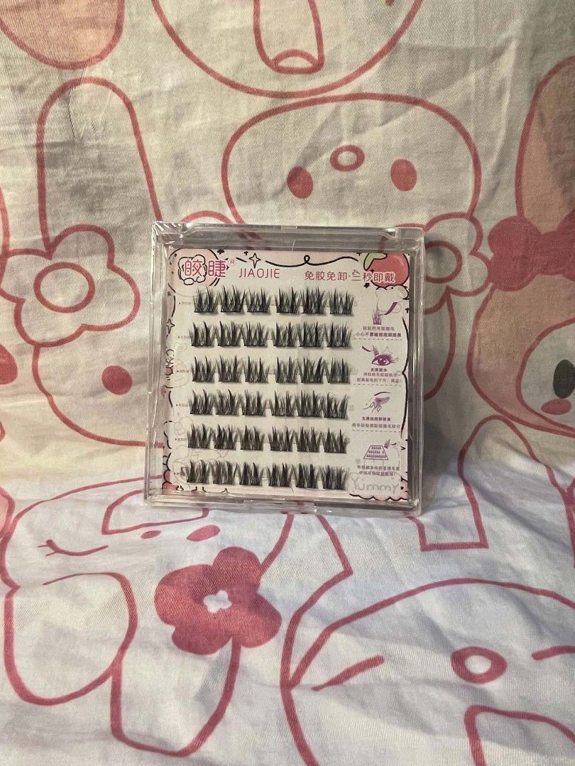 Glue Free Cluster Lashes (Category: Makeup) located in Cabuyao City. Submitted by alyysznn (Listing ID 1447885712, Image 2). Description: 70 EACH brandnew sealed loc: cabuyao laguna mod: j&t.