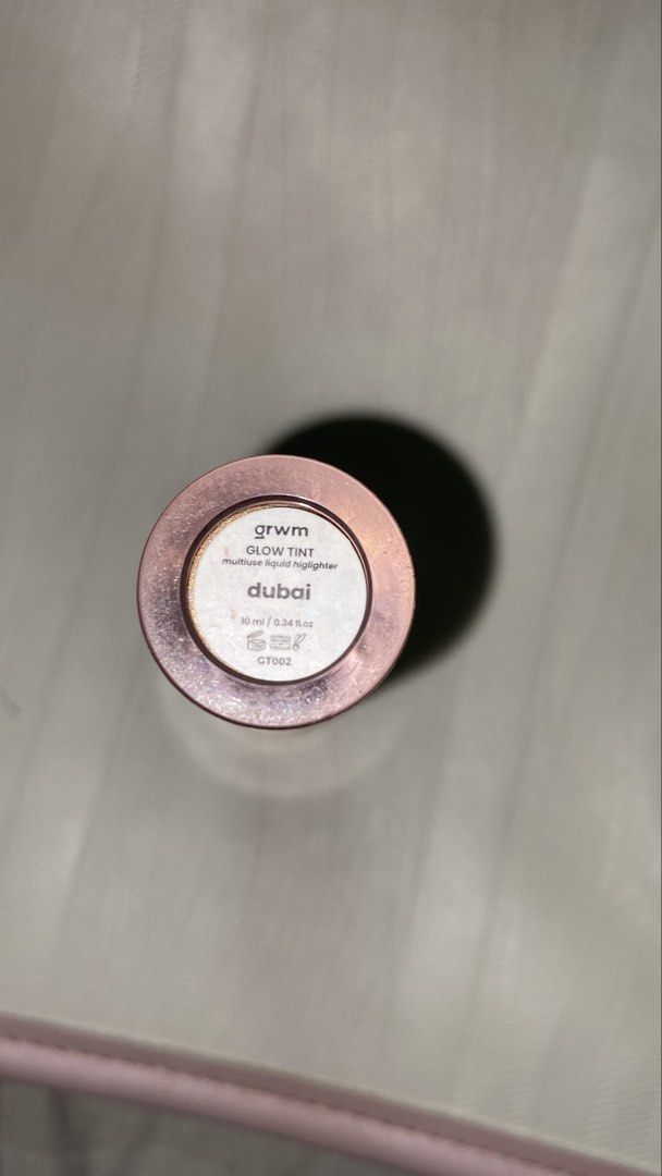 GRWM Glow Tint - Liquid Highlighter (Category: Makeup) located in Antipolo. Submitted by halsydeclutters (Listing ID 1447927650, Image 3). Description: GRWM Glow Tint - Liquid Highlighter with glass Shade: Dubai USE ONCE only!!! bought this for 269 SELLING FOR ONLY ₱120 (please no tawad) .