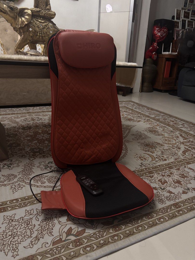 HIRO iBack Pro H-125 Massage Cushion with Remote (Category: Massage Devices) located in Las Pinas. Submitted by merakiiii (Listing ID 1448022408, Image 1). Description: HIRO iBack Pro H-125 Massage Cushion Never used! SRP P39,000 (see last pic) Selling for P25,000.