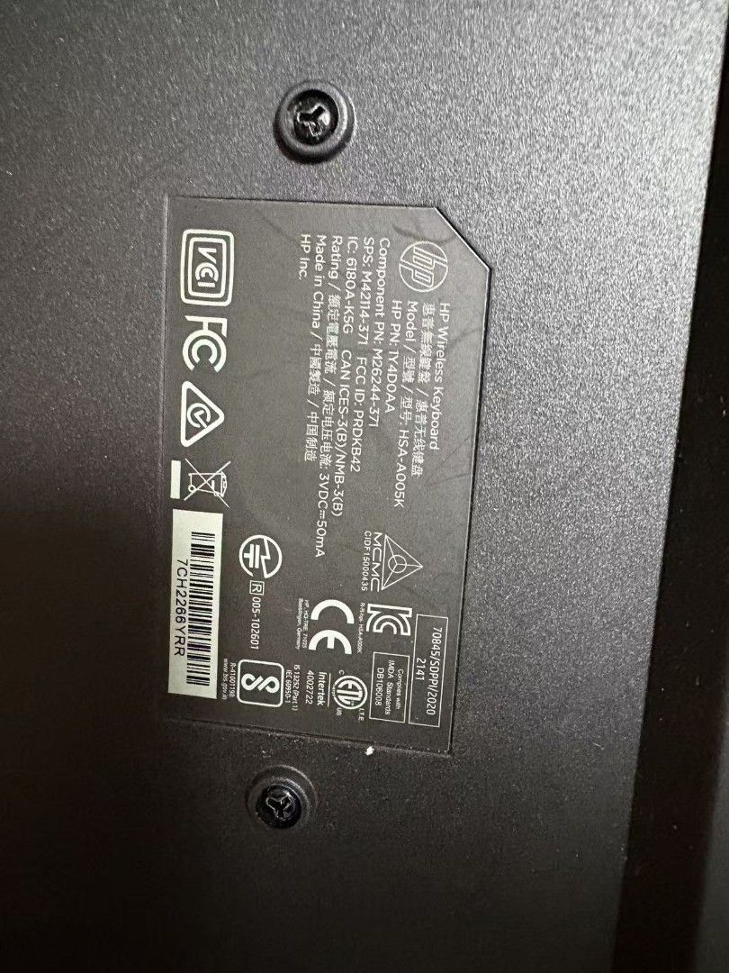 HP Wireless Keyboard and Mouse Combo502038252225177601