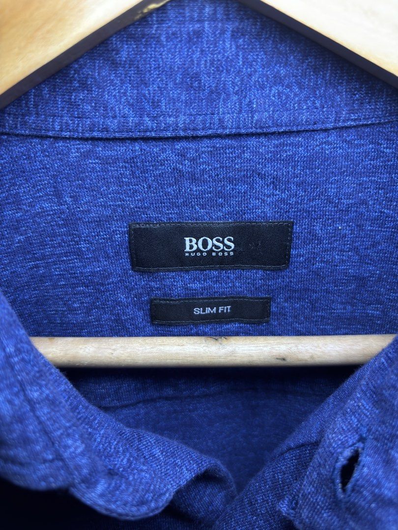 Hugo Boss (Category: Formal Shirts) located in Dumaguete. Submitted by delfinds (Listing ID 1446857337, Image 3). Description: Hugo Boss long sleeve Large Dimes: 22x28 Excellent condition 9.8/10 color rate No issue 650 + sf Loc: Dumaguete City, Negros Oriental 📩📩📩.