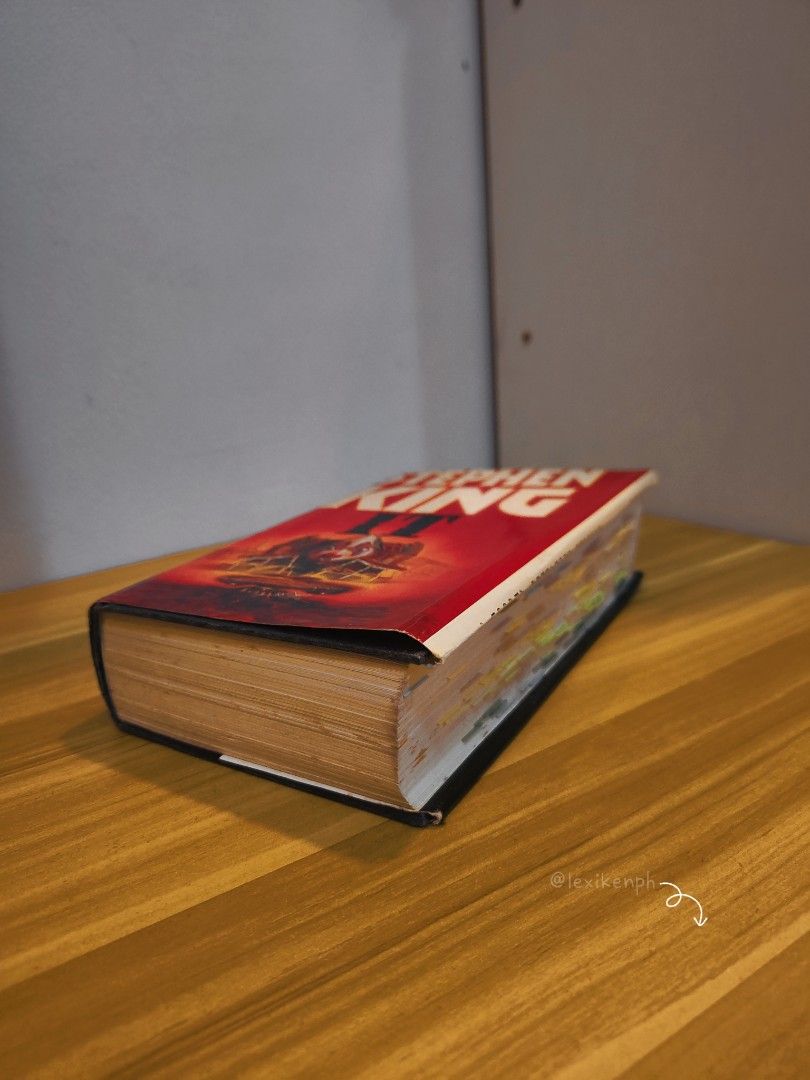 IT by Stephen King | HB (Category: Storybooks) located in Cebu City. Submitted by lexikenph (Listing ID 1447909991, Image 3). Description: - Stephen King's classic horror novel, IT - A must-have for fans of Stephen King's work Hi book lovers. Letting go some of my books. Hope these books find their new lovely owners soon. Preloved copies. Please manage expectations that some of these books are either in acceptable, good, or in very good condition